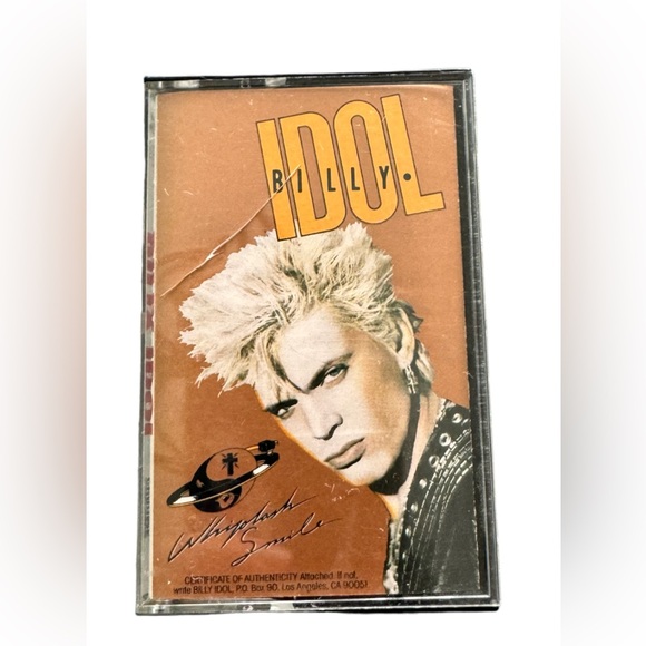 Billy Idol - Whiplash Smile Cassette - Picture 1 of 7